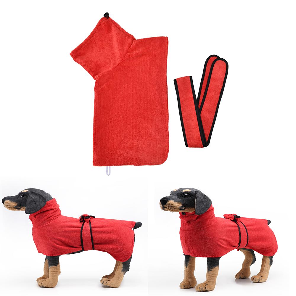 New Pet Dog Bath Towel for Small Medium Large Dog Bathrobe Cloth Microfiber Super Absorbent Pet Drying Towel Soft Dog Towel
