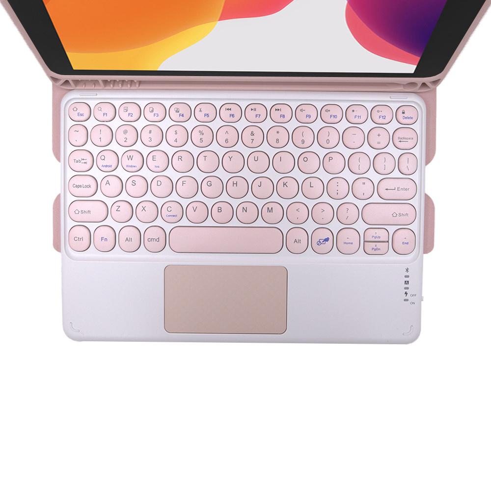 Alogy Magnetic Case Bluetooth Keyboard Pencil For Apple Ipad 10.2 2019/2020/2021 7/8/9Gen Pink