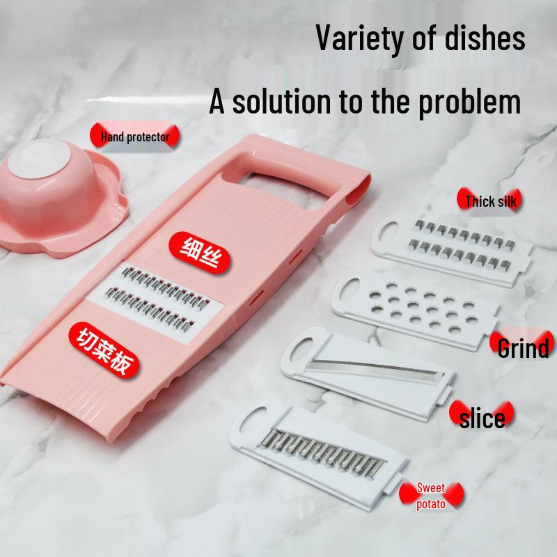 Многофункциональная овощерезка и терка из нержавеющей стали с овощечисткой для картофеля