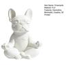 Creative Meditation Desktop Ornament 3D Printed Bulldog Eyeglass Stand, Dog Glasses Holder, Stable Fun Office Gadget Eyewear Display Stand for