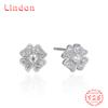 Линдон стерлингового серебра 925 пробы циркон серьги серьги для женщин подарки на свадьбу