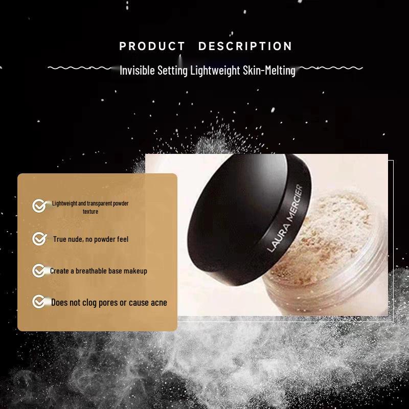 Laura Mercier Пудра для фиксации макияжа Soft Light, рассыпчатая - 29 г, Упаковка в черной коробке
