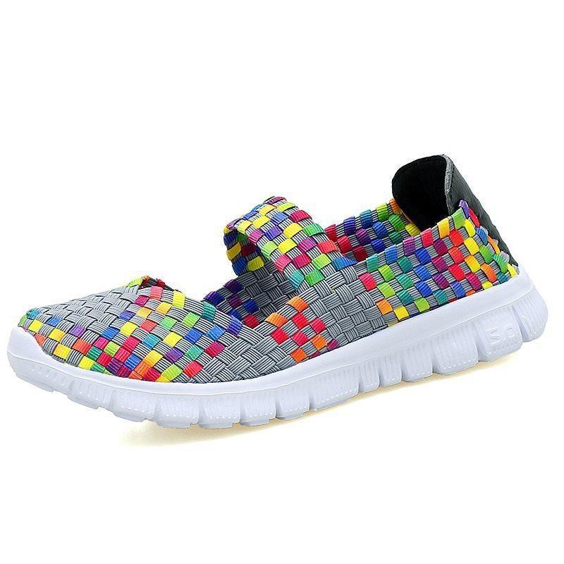 Туфли с неглубоким носком, новые женские туфли на все четыре сезона, ручная работа, повседневные женские туфли для мам