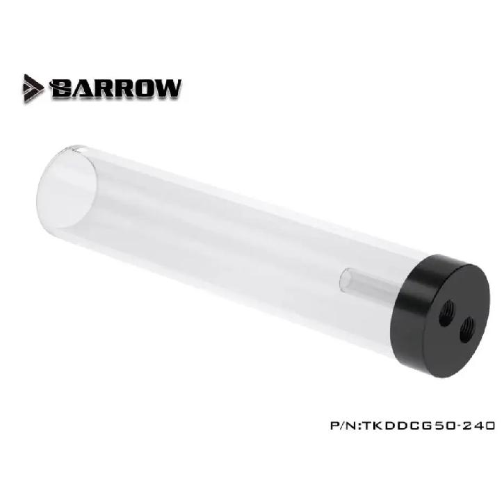 Barrow 50mm Diameter Acrylic Cylindrical Tank Transparent Wall 60/90/140/190/240mm Length Water Cooling Reservoir DDC/TKDDCG50
