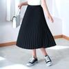 Summer 2025 Kids' Japanese Style Pleated Midi Skirt