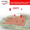CASTONG ABG-5T Heat-Resistant Gloves, 500°C Insulation, Flame-Retardant, Labor Protection, Thickened, Anti-Scalding