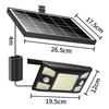 Intelamp Sensor Solar 2026 New Year Sale Large Maximum Lumens of 2000 6500K Daylight Two Easy Indoor Large Solar Wall for Emergency Parking and