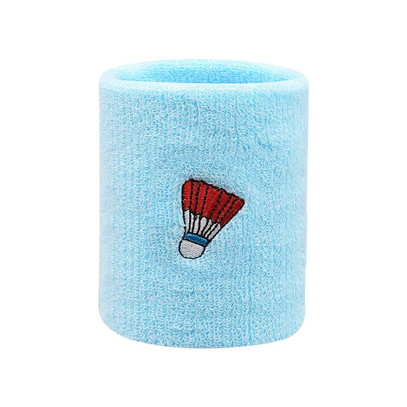 Cross-border Professional Badminton Cotton Sweat-absorbing Wristband for Tennis & Running - Sports Protective Gear for Men & Women