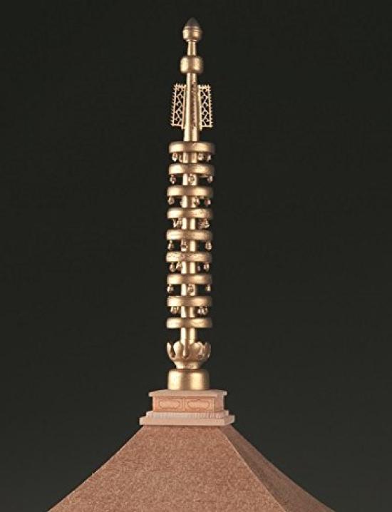 Набор для сборки деревянной модели пагоды храма Рюрикодзи Woody Joe, масштаб 1/75, пятиэтажный