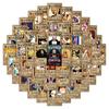 50 шт. Аниме One Piece Постеры Разыскивается Наклейки Крутые Граффити Декали DIY Наклейка для Телефона Чемодана Ноутбука Холодильника Настенное Украшение Красивая Игрушка