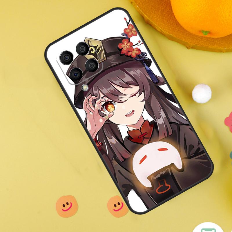 Чехол Hu Tao Genshin Impact для Samsung Galaxy M13 M14 M54 M23 M16 M11 M21 M31 M20 M34 M52 M32 M12 M36 M56 M15 M55