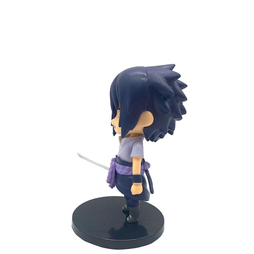 Shippuden Q Version Action Figures Anime Figurine Model Uchiha Sasuke Itachi Pop Pvc 4 Inch Statue Collectible Toys Doll