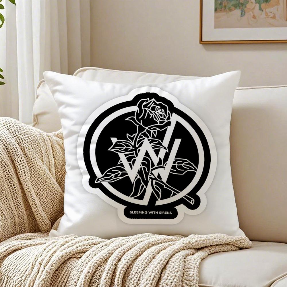 album dark SSleeping with SSirens Cushion Cover Pillowcase Antidustmite living Room Sofa Decor Cushion Room