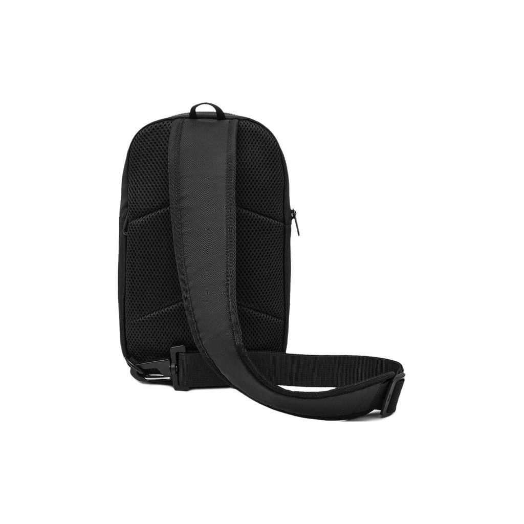 Li Ning Sports Lifestyle Series Trendy Fashion Zipper Shoulder Crossbody Chest Bag Unisex bags Black ABDT287-1