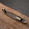 Cedar Eight Fisherman Boat Incense Holder, Stylish Japanese Retro Incense Holder, Cute Interior Decor, Incense Stick Holder (Type B)