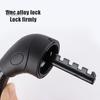 Велосипедный тросовый замок с 5-значным устойчивым к сдвигу ПВХ-покрытием, универсальный противоугонный замок для безопасности велосипедного скутера
