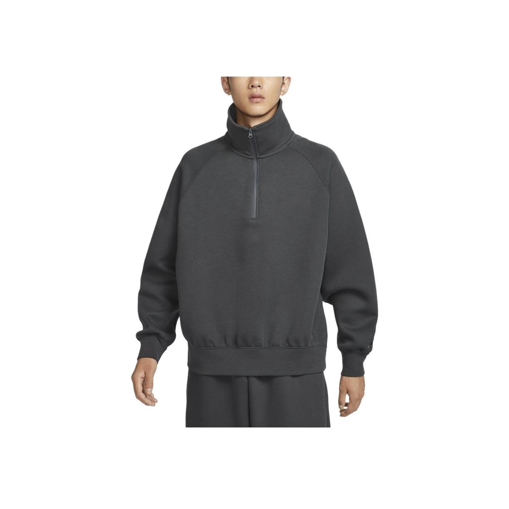 Nike Tech Futura Удобный пуловер Модная толстовка с длинным рукавом Мужская толстовка Угольно-черного цвета FZ7569-060