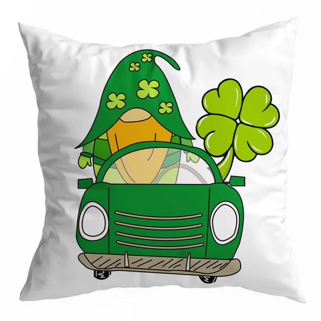 Улица. Льняной чехол ко Дню Святого Патрика, декоративный чехол для подушки в честь ирландского праздника