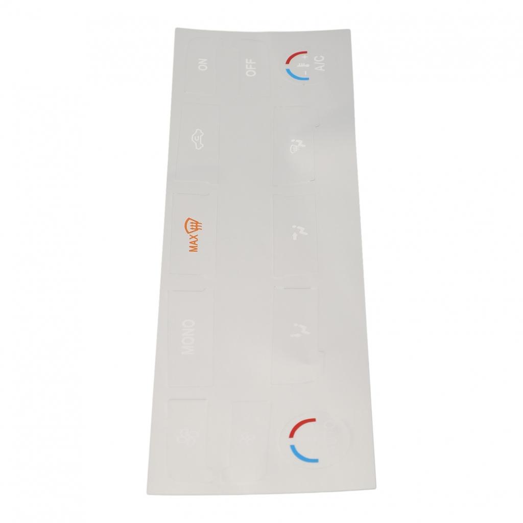 Наклейки для ремонта кнопок управления климатом AC Серебристые Для Ford S-Max Для Mondeo