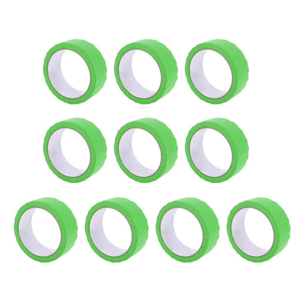 10 шт. Малярная лента для разных поверхностей, зеленая, цветная, маскирующая мастер-лента для плитки и стекла