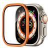 Защитная пленка для экрана для Apple Watch Ultra 49 мм, аксессуары для корпуса, металлическая рамка + закаленное стекло для iWatch Ultra 2, кольцо безеля 49 мм