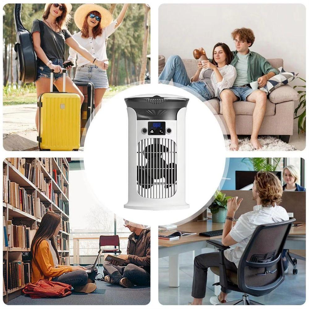 Silent Timer USB Fan 3 Speed Electric Fan Timer Setting Air Conditioner Fan Home Use