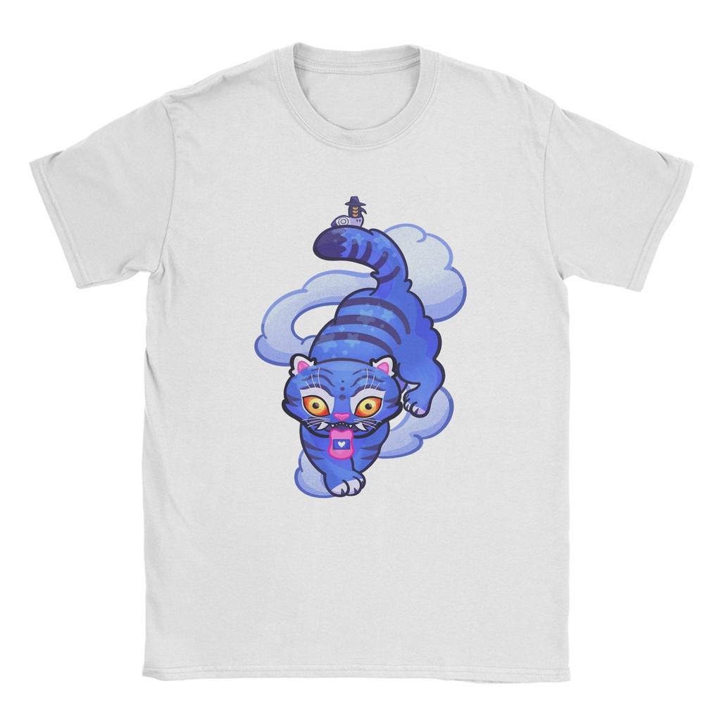 Men's Derpy Demon Tiger Kpop Demon Hunters T Shirts 100% Cotton Tops Funny Short Sleeve Round Collar Tees Original T-Shirt