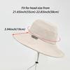 Женская летняя солнцезащитная шляпа от УФ-лучей, водостойкая, легкая, дышащая кепка, складная, портативная для пеших прогулок на природе