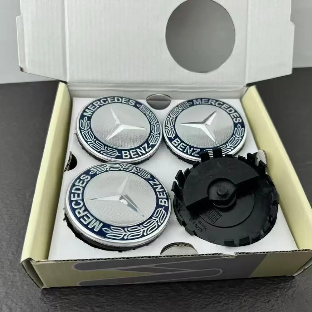 For Mercedes Benz amg 4pcs 75MM Floating Car Wheel Center Hub for Mercedes Benz AMG A C GLC GLA GLK GLE W205 W204 W203 W212 W211 W213 W210 W164