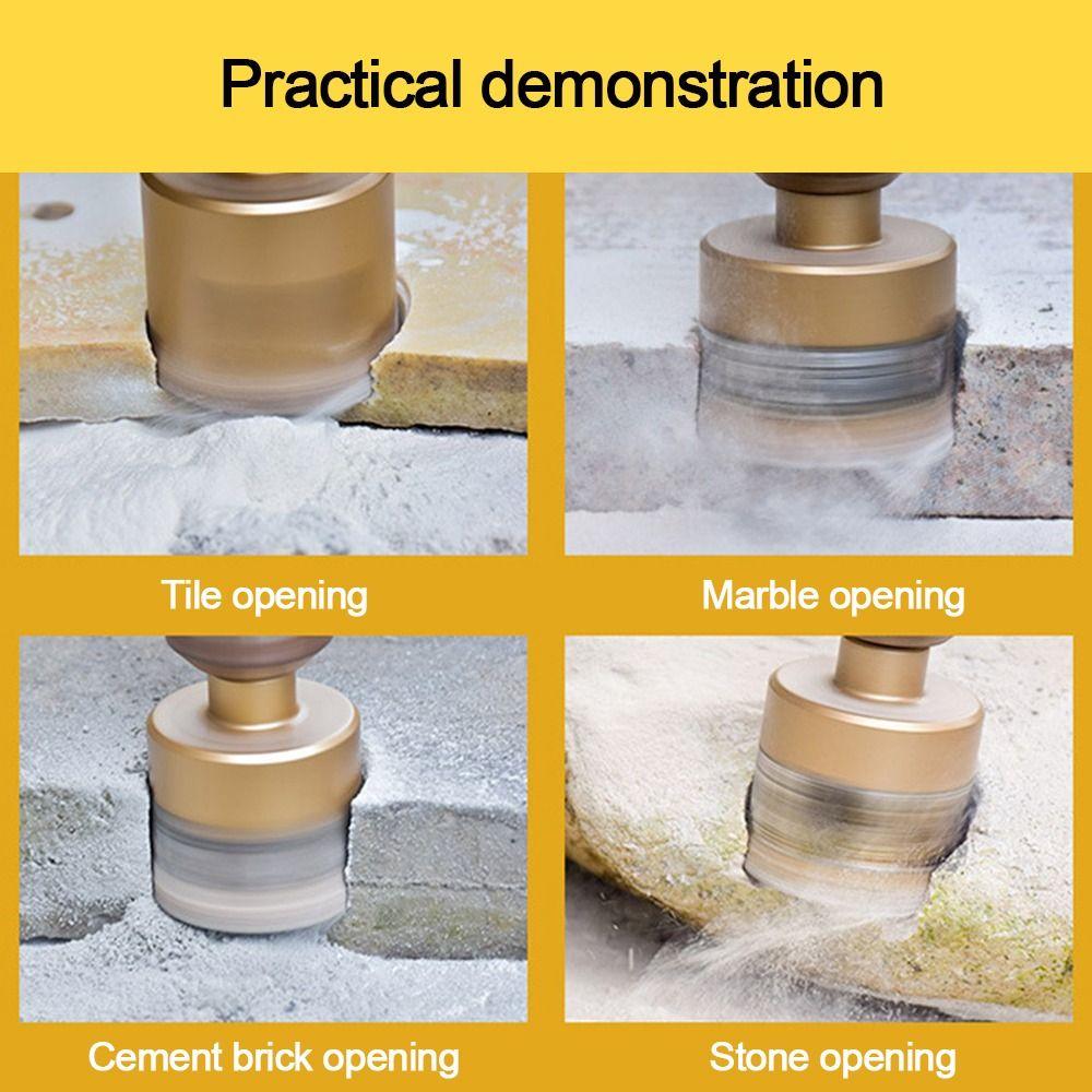 Инструменты Кольцевая пила Резак Отверстие Открывалка для мрамора Алмазные коронки для мрамора Коронка Алмазная коронка Плитка Керамика Коронка