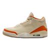 Jordan Air Jordan 3 Износостойкие Полувысокие Винтажные Баскетбольные Кроссовки Женские Бежевые Jordan IH7694-200