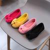 Кожаные туфли Zapatos NiñaGirl, новые осенние туфли принцессы с бантом, модные туфли Мэри Джейн, удобные одинарные туфли, детская обувь, туфли Лолиты