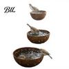 Rust-resistant Bird Bath 3Pcs Metal Feeder Rust-Resistant Insect Water Decorative Drinking Cups Ornament Hanging Outside for Garden Decor