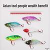 Ultra-Long Cast Iron Spinnerbait: Single Hook Vib Lure for Bass, Mandarin Fish, Aspius - Micro Artificial Bait, Anti-Thunder.