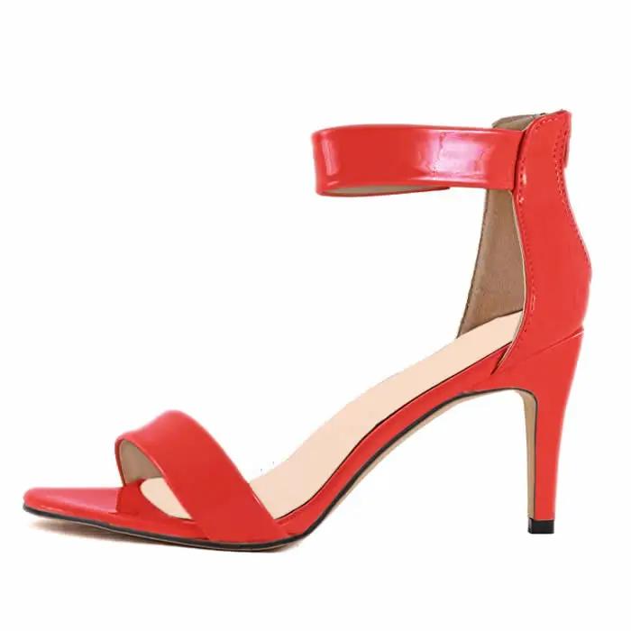New Women Sandals Pumps 9cm Sexy Open Toe High Heels Buckle Thin Heel Summer Ankle Strap Sandal Party Dress Wedding Shoes