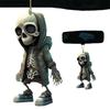 Skeleton Swing Car Dangle Ornament - 2D Car Pendant Acrylic Skull Skeleton Figurine |