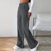 Women's Corduroy Pants Casual Women's Solid Color Corduroy Loose Straight Pants