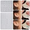 Fashionable Earring Sturdy Silicone Molds Set Accessory Portable for Stylish Jewelry Making 2 Pieces Resin Casting Set