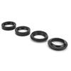 4Pcs Oil Seal Front Fork Damper Absorber Rubber Dust Cover Fit for CBR250 CBR 19 NC 22 VT250 GZ150‑A CQR 250