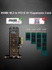 SSD M.2 NVME to PCI-E X1 Adapter Board Support PCI-E4.0/3.0 Extender Card Matrix Cooling Hole Computer Accessory
