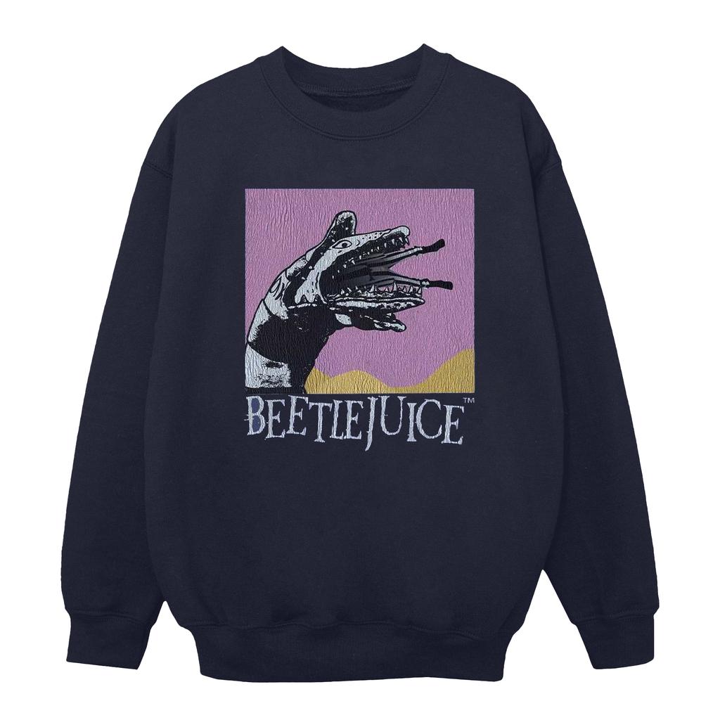 Beetlejuice Womens/Ladies Sandworm Snake Sweatshirt