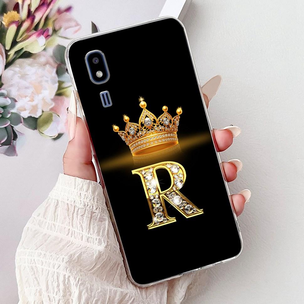 Alphabet Crown Letters Case For Samsung A2 Core Case SM-A260F Soft Slim Back Cover For Samsung Galaxy A2 Core Phone Cases