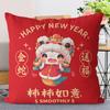 New Snake Cushion Short Plush Living Room Sofa Cushion Red Office Car Cushion New Gift