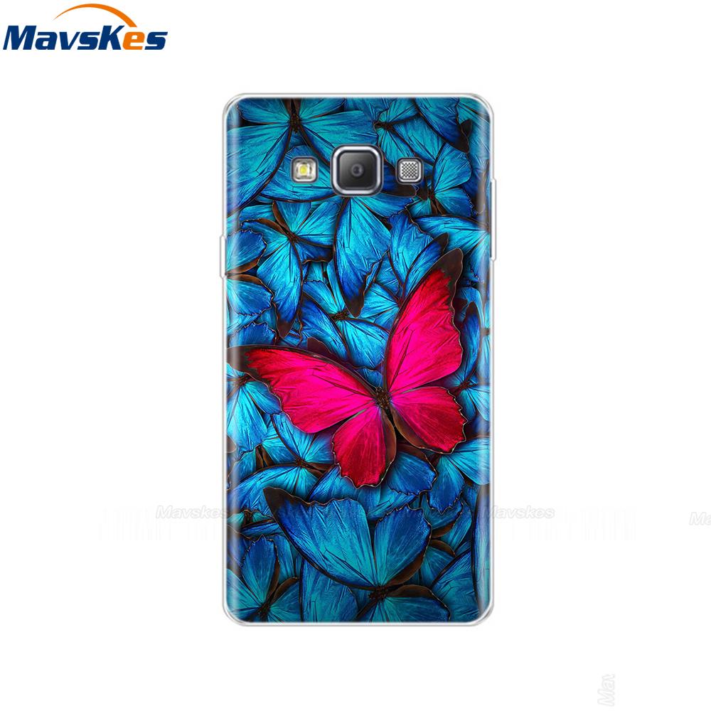 Силиконовый чехол для телефона Samsung Galaxy A3 2015 Цветок Кошка A300 Мягкая ТПУ задняя крышка для Samsung A3 2015 A300H A3000 SM-A300F pop