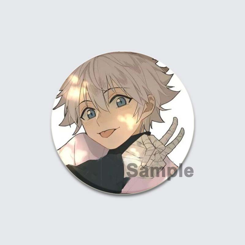 32/44/58 мм японская горячая аниме-брошь Hunter X Hunter эмалевая булавка на воротник рюкзака значок мультфильм значки на лацкан фанаты коллекции подарки
