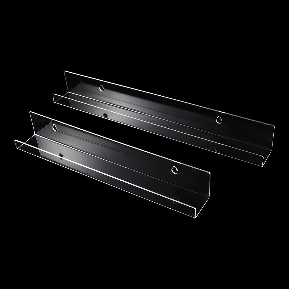 Прозрачный альбом-держатель для записей Дисплей Акриловая полка для журналов Плавающие полки для книг Гостиная