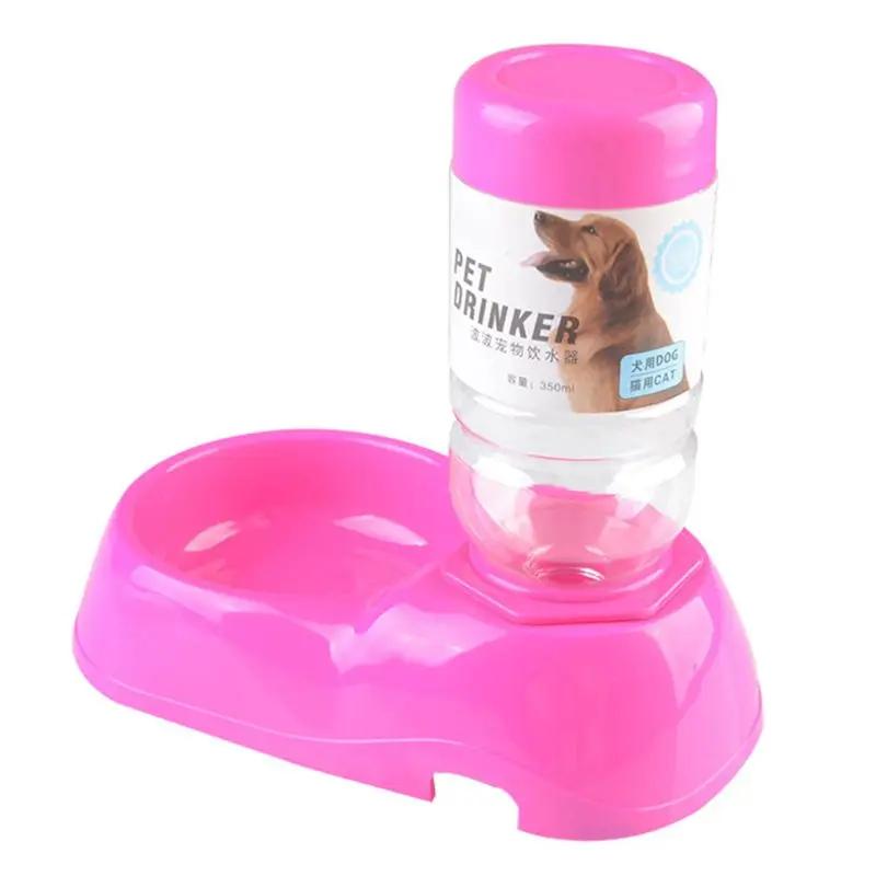 Pet Automatic Food Water Dispenser Puppy Kitten Feeder Bowl Dog Cat Drinker Dish Dog Bowl Cat Food Bowl Cat Accessories Pet