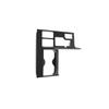 A87Q-Center Console Gear Shift Panel Cover Cup Holder Trim for Toyota Tundra - Accessories ,ABS Carbon Fiber