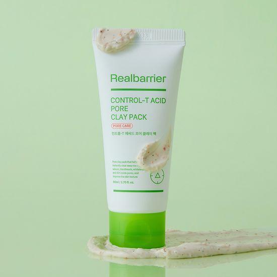 Real Barrier Control-T Кислотная глиняная маска для пор 80 мл