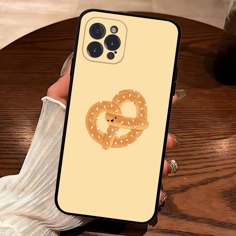 Милый Чехол для Телефона в Виде Хлеба Тоста Для iPhone 17 16 14 11 12 13 15 Pro Max 14 Plus 17 Air Cover